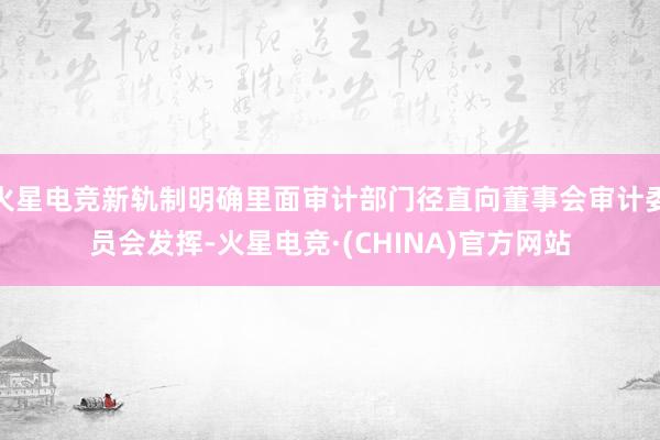 火星电竞新轨制明确里面审计部门径直向董事会审计委员会发挥-火星电竞·(CHINA)官方网站