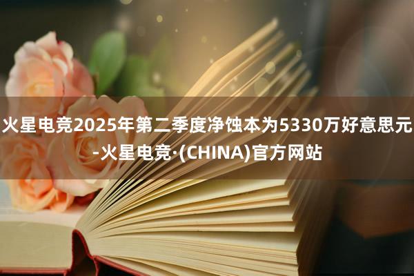 火星电竞2025年第二季度净蚀本为5330万好意思元-火星电竞·(CHINA)官方网站